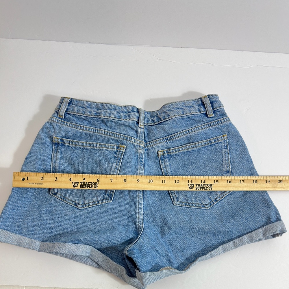 Harper Heritage Heart Patterned Denim Shorts women’s size small‎ - Picture 9 of 10